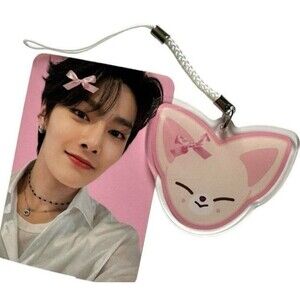 I.N skzoo FoxI.NY JEONGIN Keychain Stray Kids Light Stick Face Charm stay kpop